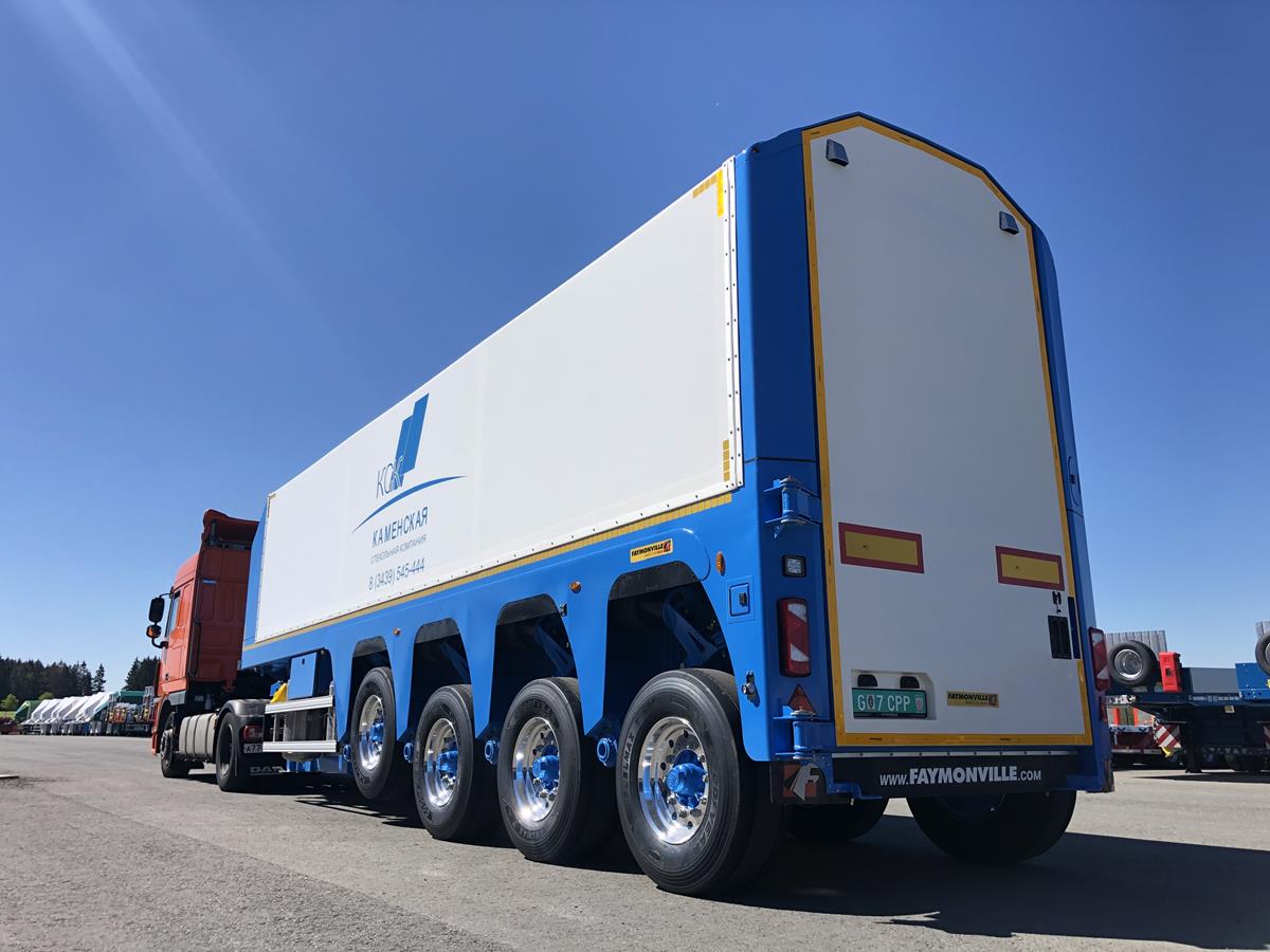 Inloader semi-trailer for glass transport (float glass) FloatMAX